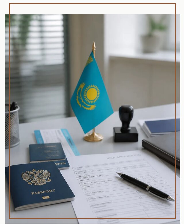 Оформление визы в Казахстан для поездки и работы в Гукове