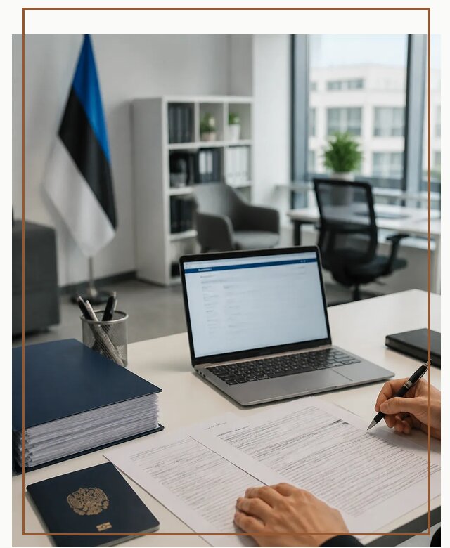 Оформление ВНЖ в Эстонии для переезда и легального проживания в Гукове